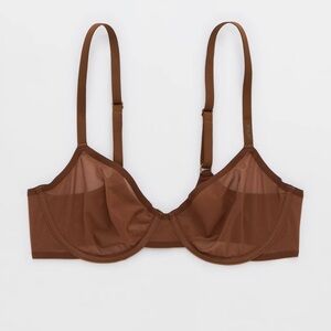 NWT Aerie SMOOTHEZ Mesh Unlined Bra Size 40D